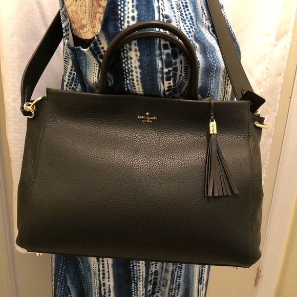 ♠️KATE SPADE leather LARSON SATCHEL - Picture 6 of 7